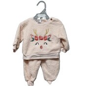 Wholesale - 2pc DEER JOGGER SET C/P 48, UPC: 191655317596